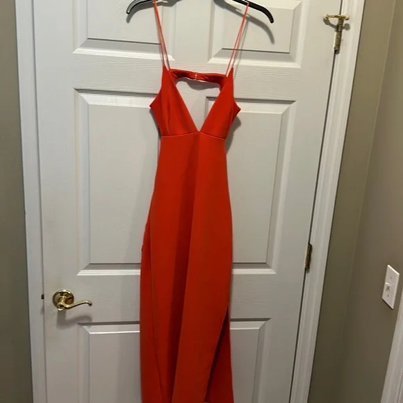 Bec & Bridge | Dresses | Nwt Becbridge Ella Midi Dress Color Flame Size 8  Us | Poshmark